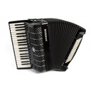 Acordeón De Piano Cromático Hohner Mattia Iv 96 Bk