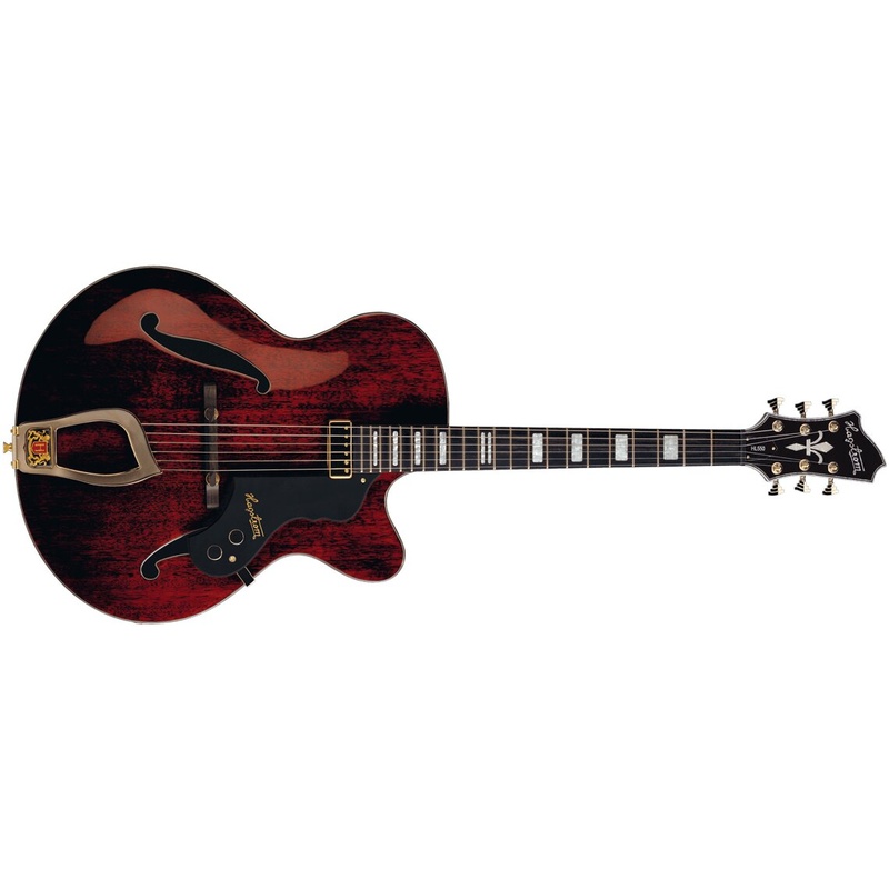 Guitarra De Cuerpo Hueco Hagstrom Hl-550 Nmg