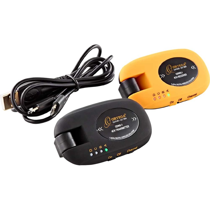 Sistema Wireless Guitarra Y Bajo Ortega Odws-1 Bk