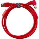 CABLE USB 2.0 UDG GEAR ULTIMATE AUDIO A-B RED ANGLED 1M