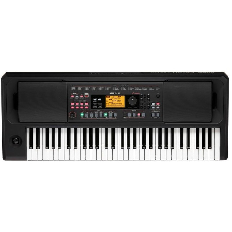 Teclado De Acompañamiento Con Altavoces Korg Ek-50L Bk