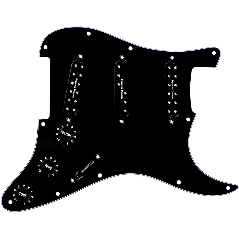 Pickup Gitarra Seymour Duncan Pickgrd Assy Everything Axe Bk