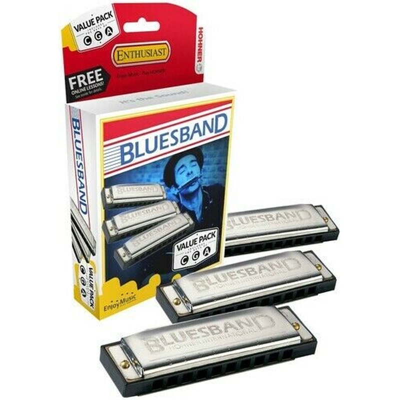 Armónica Diatónica Hohner Blues Band Value Pack