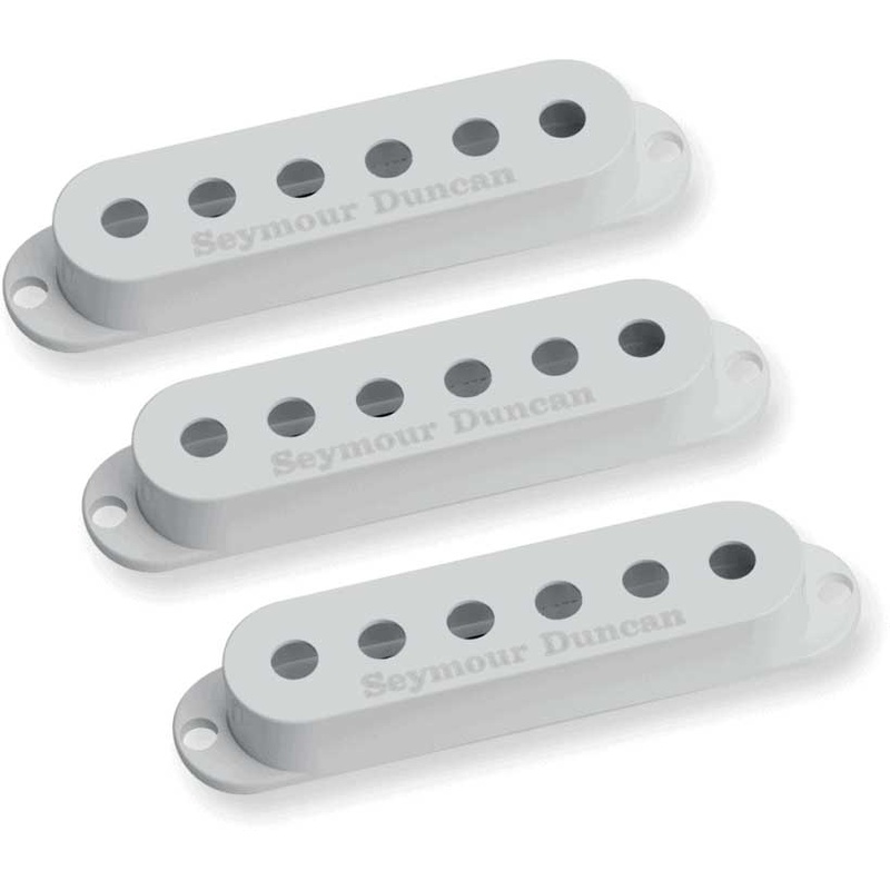 CUBIERTA DE GITARRA SEYMOUR DUNCAN STRAT COVER WH SET (3) LOGO
