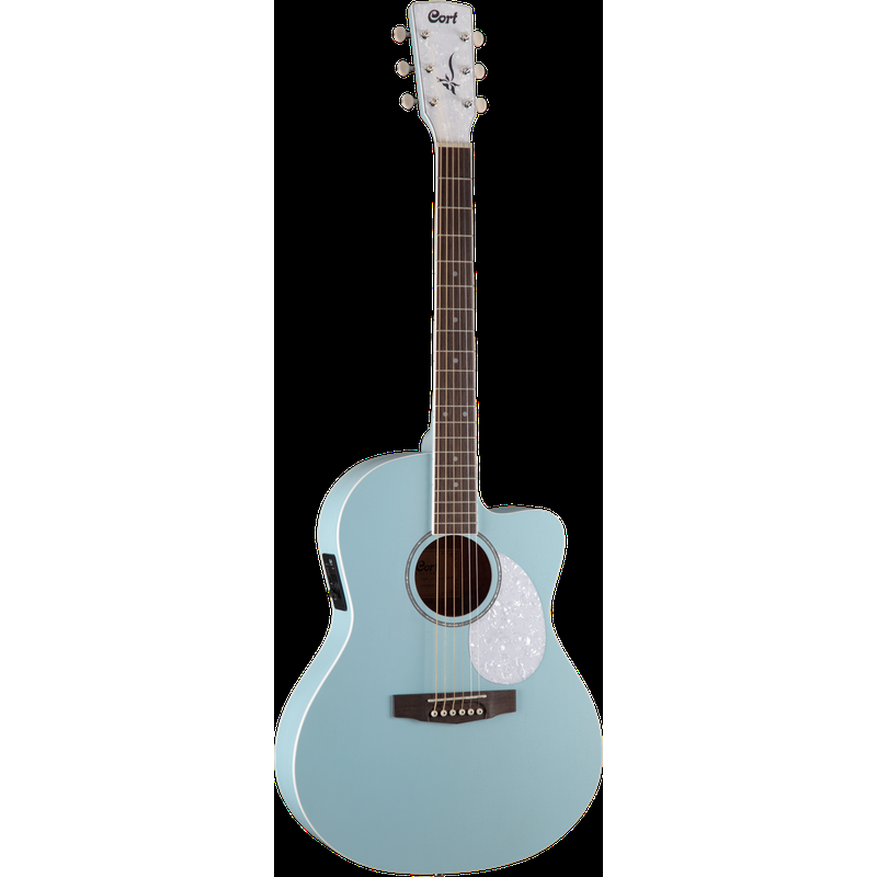 Guitarra Electroacustica Cort Jade Classic Sky Blue Op