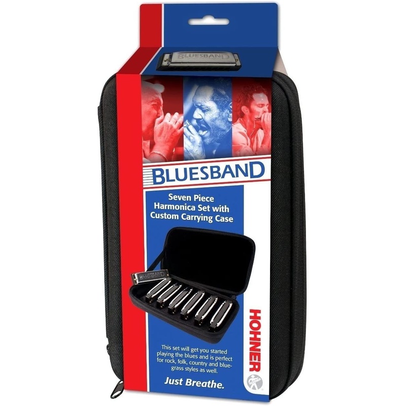 Armónica Diatónica Hohner Blues Band 7 Pack Bk