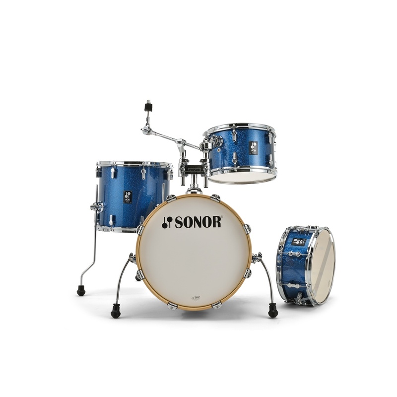 Set De Batería Acústica Sonor Aqx Jazz Set Bos Blue Ocean Sparkle