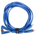 CABLE RCA UDG GEAR U97005LB ULTIMATE AUDIO CABLE SET STRAIGHT RCA ANGLED LIGHT BLUE