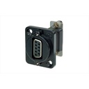 CONECTOR D-SUB NEUTRIK NADB9FF-B BK