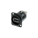 CONECTOR DE CHASIS USB 2.0 NEUTRIK NAUSB-W-B