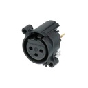 CONECTOR XLR HEMBRA 3 PINES NEUTRIK NC3FAV BK