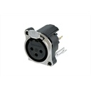 CONECTOR XLR HEMBRA 3 PINES NEUTRIK NC3FBV2