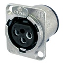 XLR CONECTOR HEMBRA NEUTRIK NC3FD-V