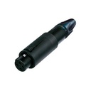 CONECTOR XLR AÉREO NEUTRIK NC3FM-C-B BK