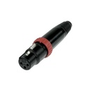 CONECTOR XLR HEMBRA NEUTRIK NC3FXS-B BK