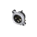 XLR CONECTOR MASCULINO NEUTRIK NC3MAH-LR BK