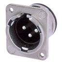 CONECTOR XLR NEUTRIK NC3MDM3-H