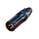 CONECTOR XLR NEUTRIK NC3MXX-HA-BAG BK