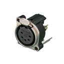CONECTOR XLR HEMBRA DE 5 PINES NEUTRIK NC5FBV