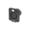 Conector Xlr Neutrik Nc5Fdx-Top Bk