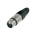 CONECTOR XLR HEMBRA 5 PINES NEUTRIK NC5FX NÍQUEL