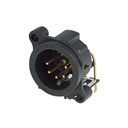 CONECTOR XLR MÁC NEUTRIK NC5MAH BK