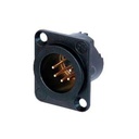 CONECTOR XLR NEUTRIK NC5MD-LX-B BK