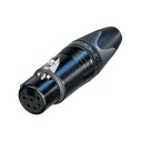 CONECTOR XLR HEMBRA NEUTRIK NC6FXX BK