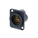 CONECTOR XLR NEUTRIK NC6MD-LX-BAG BK