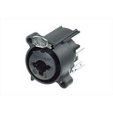 CONECTOR XLR COMBO NEUTRIK NCJ6FA-V BK