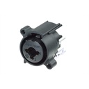 CONECTOR XLR COMBO HEMBRA NEUTRIK NCJ6FA-V-0 BK