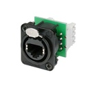 CONECTOR DE CHASIS NEUTRIK NE8FDV-Y110-B BK