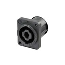 CONECTOR DE CHASIS SPEAKON NEUTRIK NL4MDXX-V-2 BK