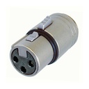 CONECTOR XLR HEMBRA DE 3 PINS NEUTRIK NM3FXI