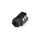 CONECTOR JACK HEMBRA 1/4 3 PIN NEUTRIK NMJ3HF-S BK