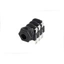 CONECTOR JACK HEMBRA 1/4 NEUTRIK NMJ6HF-S BK
