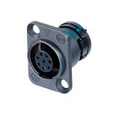 CONECTOR DE CHASIS NEUTRIK ORP8F BK