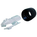 CAPERUZA Y PRENSCABLE NEUTRIK SR8 BK