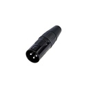 CONECTOR XLR 3P MACHO REAN RC3M-BAG