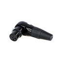 CONECTOR XLR 3P HEMBRA ACODADO REAN RC3FRBAGD B100