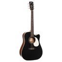 GUITARRA ELECTROACUSTICA CORT MR-500F-CED BKS