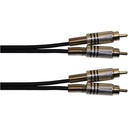 Cable De Audio Rca Oqan Qabl R2-03-2R