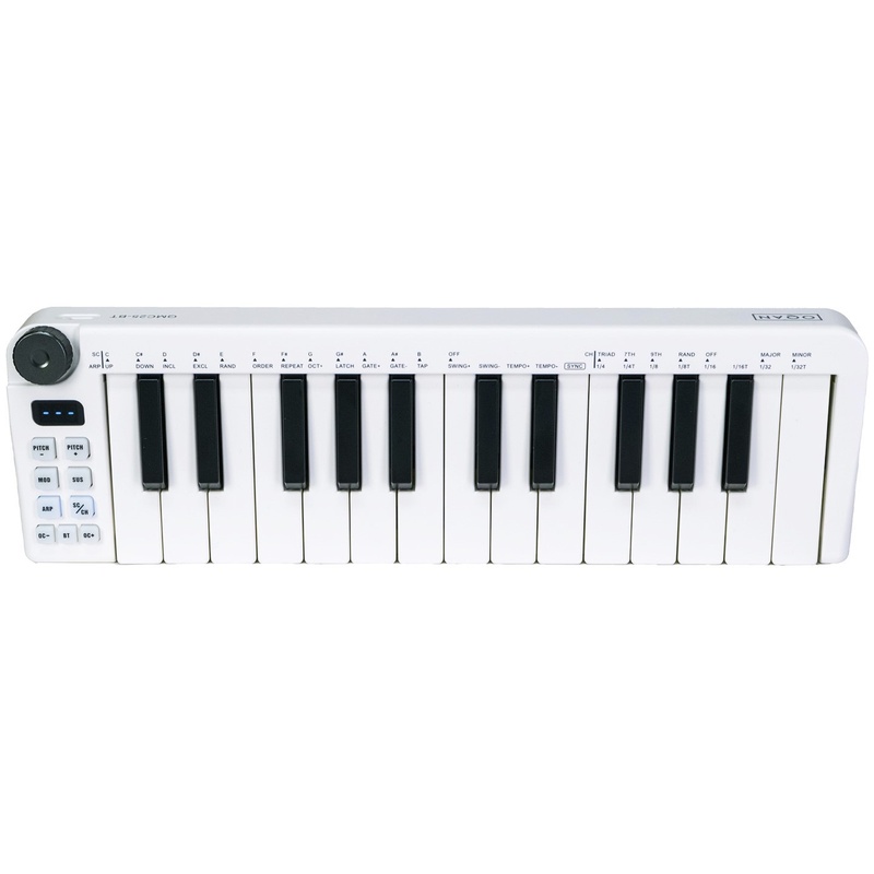 Teclado Controlador Midi Oqan Qmc25-Bt