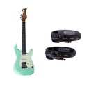 Guitarra Eléctrica Mooer Gtrs S800 Green Kit Inalamb Air P10 Gr