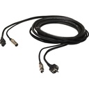 Cable Corriente Y Audio Proel Ph100Lu20