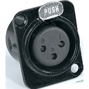 CONECTOR XLR PROEL XLR3FDLBK BK