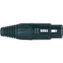 CONECTOR XLR PROEL XLR3F BK
