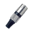 CONECTOR XLR PROEL XLR3MVPROBK