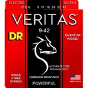 CUERDAS GUITARRA ELECTRICA DR VTE-9 VERITAS