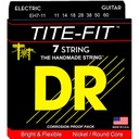CUERDAS GUITARRA ELÉCTRICA DR EH7-11 TITE-FIT